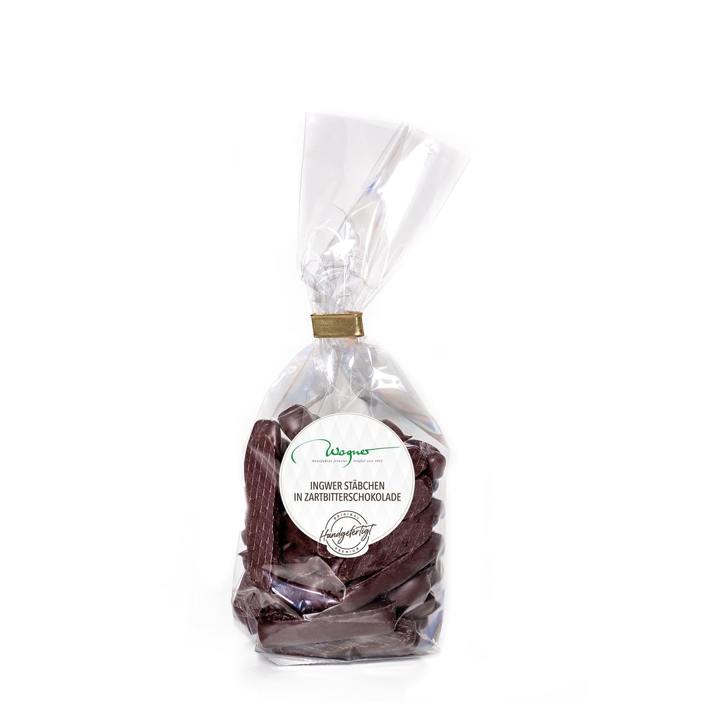 Ingwerstäbchen in Zartbitter