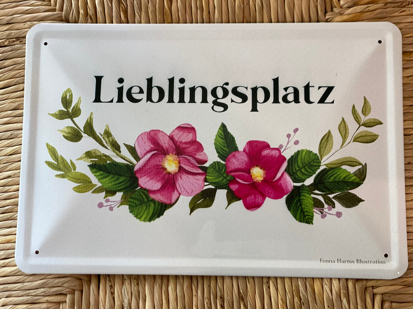 Blechschild Lieblingsplatz