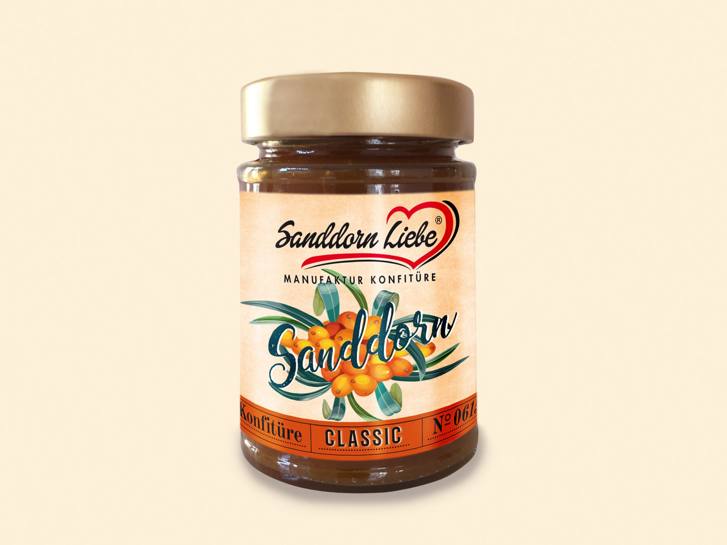 Konfitüre Sanddorn-Liebe-Classic