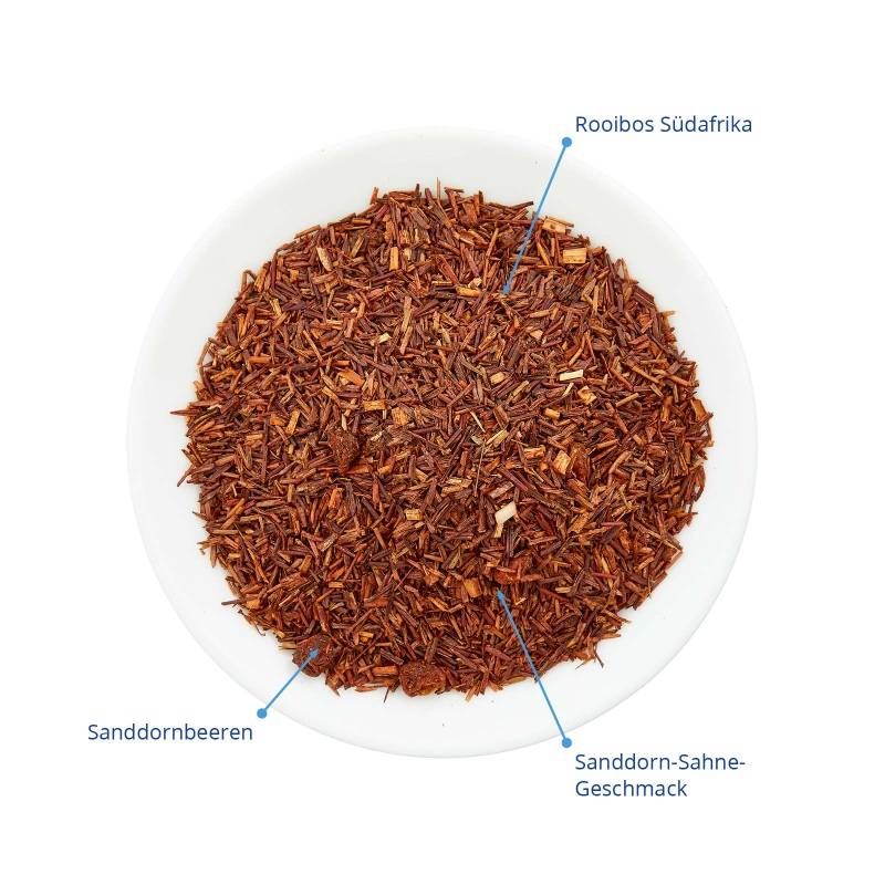 Rooibos Sanddorn-Sahne