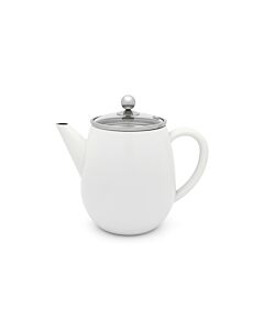 Teekanne Duet® Eva 1,1L, weiß