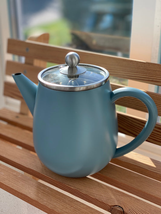 Teekanne Duet® Eva 0,5L, eisblau