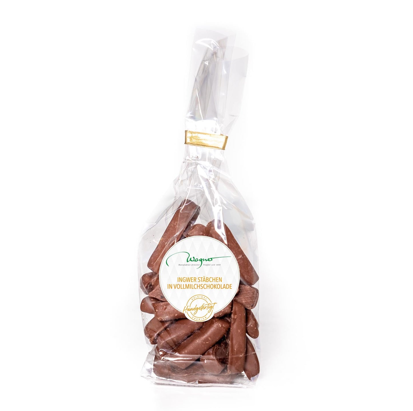 Ingwerstäbchen in  Vollmilch