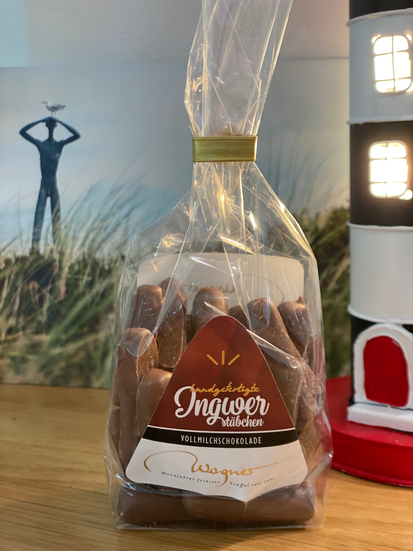 Ingwerstäbchen in  Vollmilch