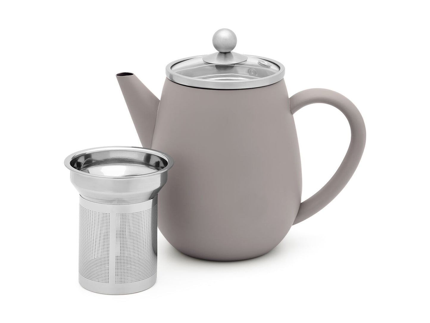 Teekanne Duet® Eva 0,5L,grau