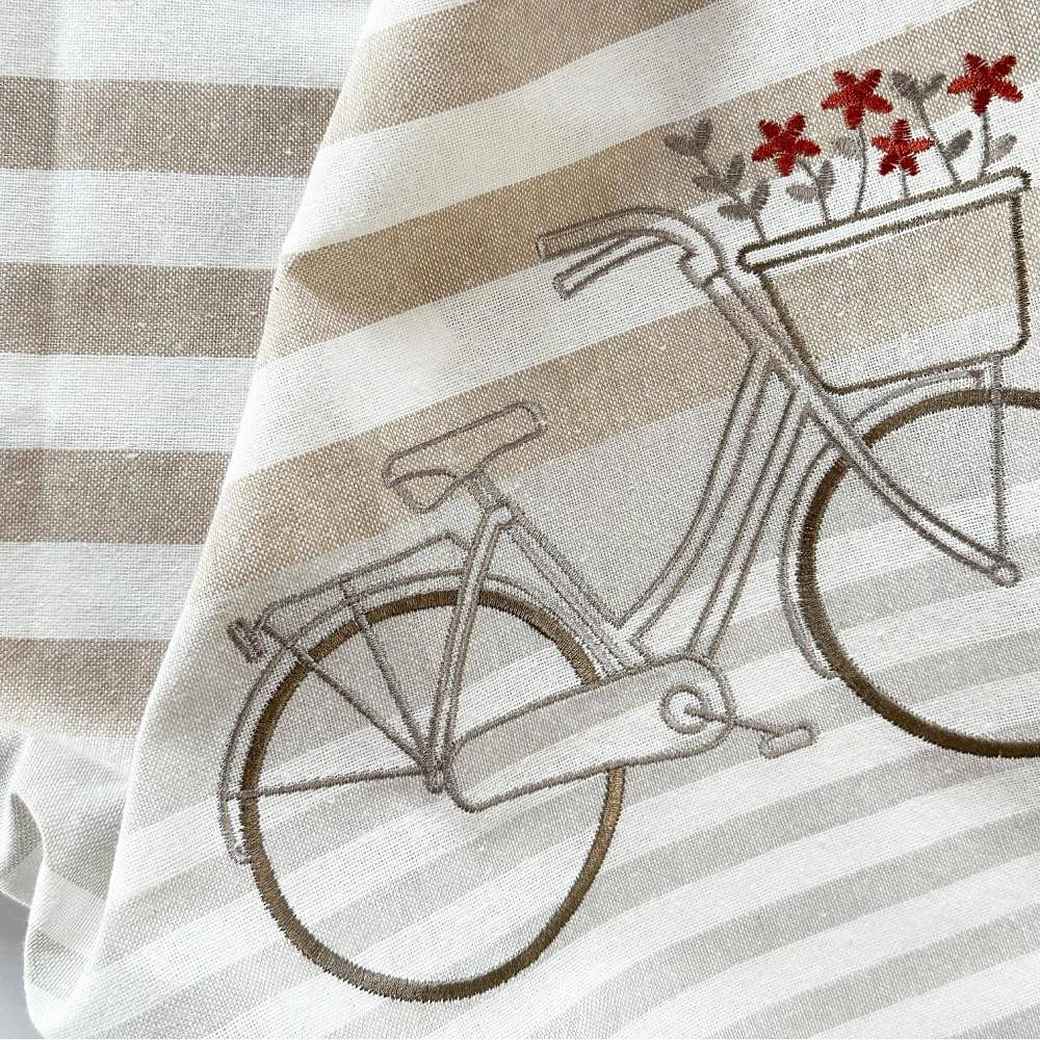 Geschirrtuch Landlust Blumenfahrrad