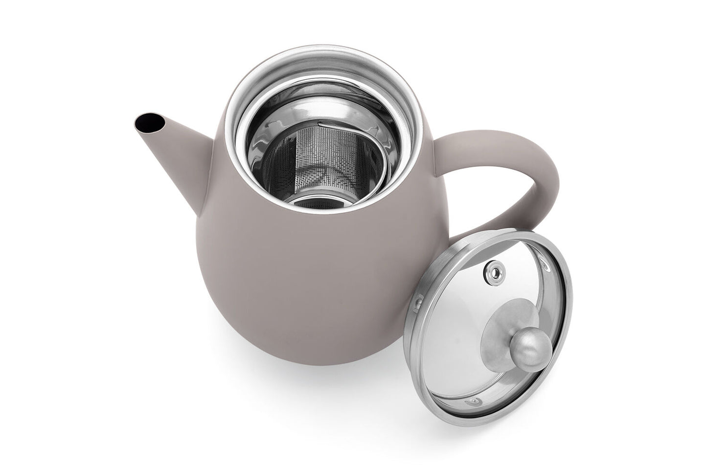 Teekanne Duet® Eva 0,5L,grau