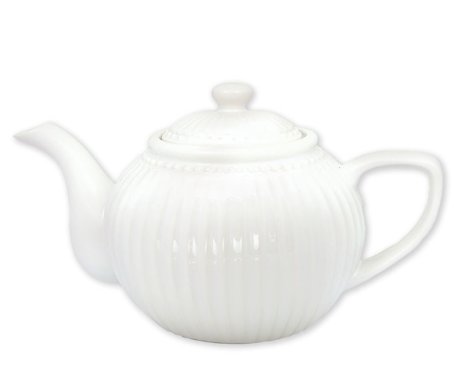 Greengate Teekanne Alice weiß