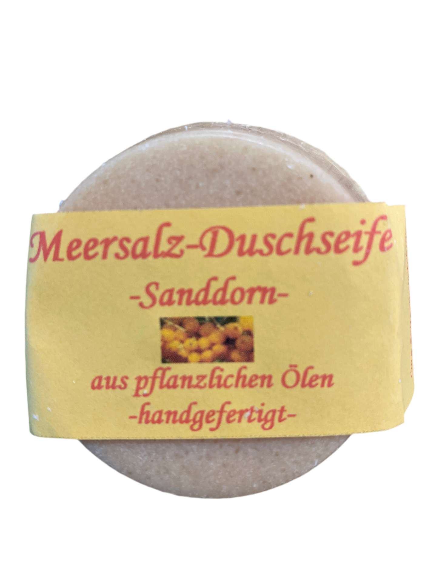 Meersalz- Duschseife-Sanddorn