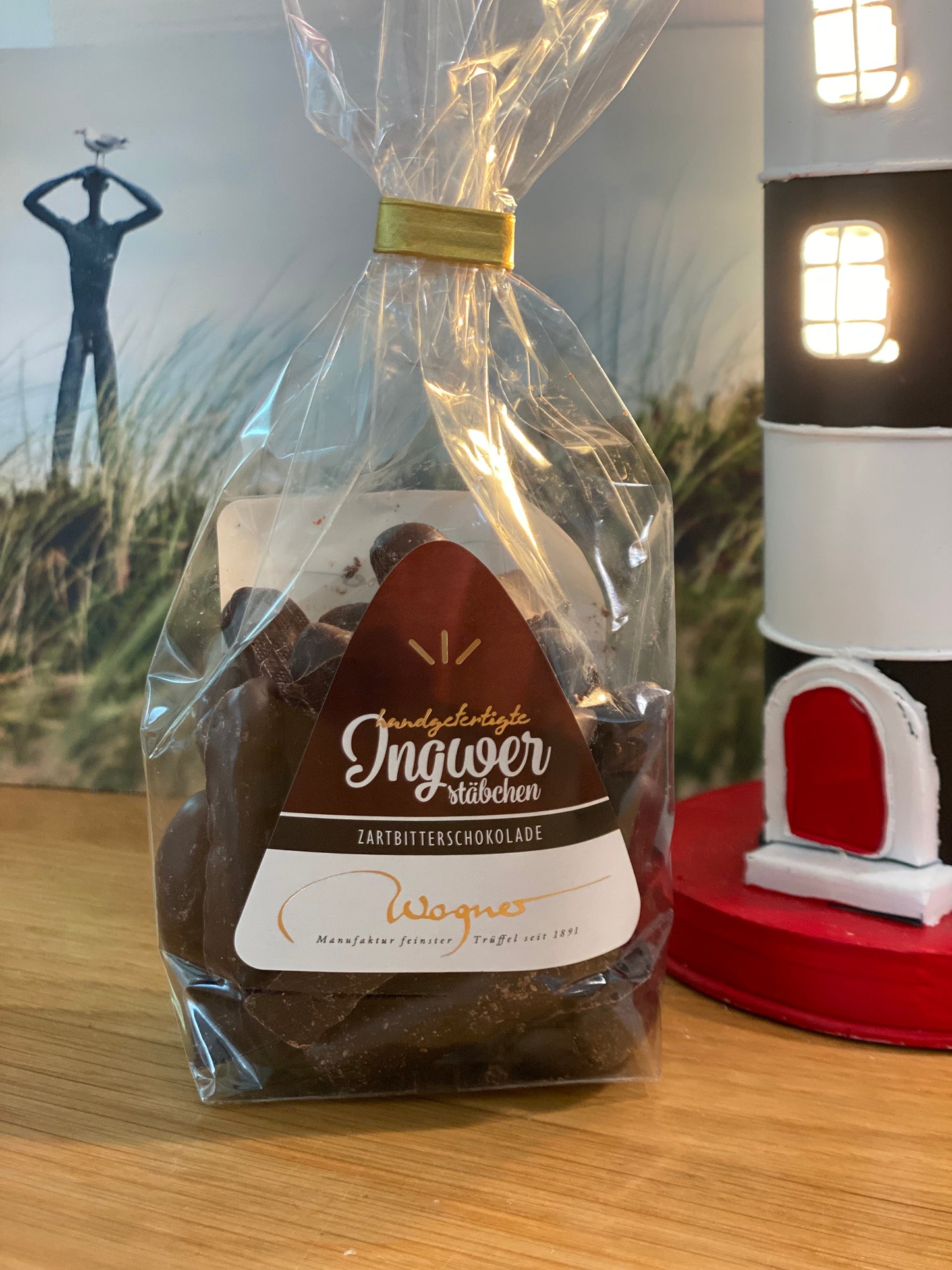 Ingwerstäbchen in Zartbitter