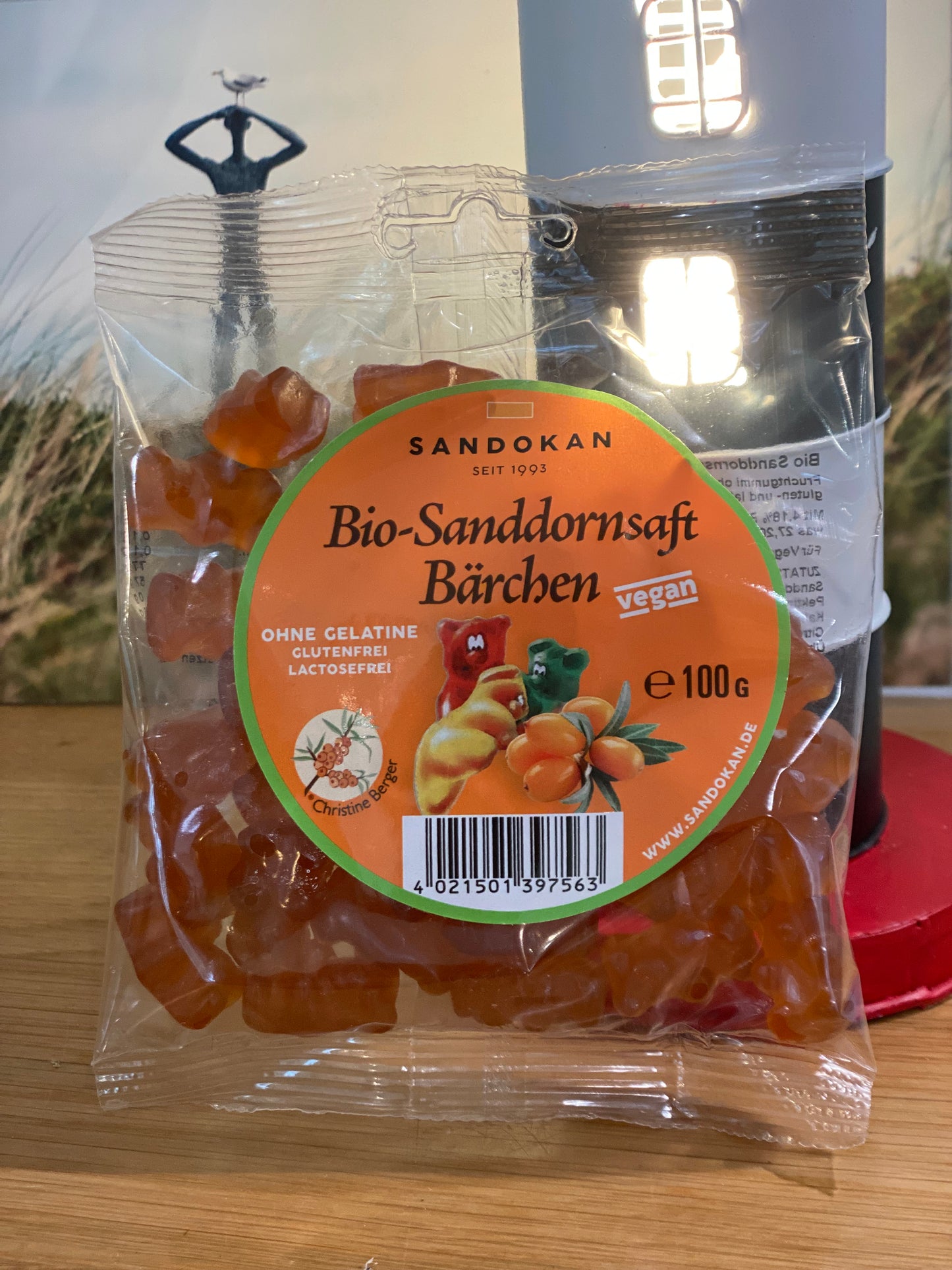Vegane Bio Sanddorn-Fruchtbärchens