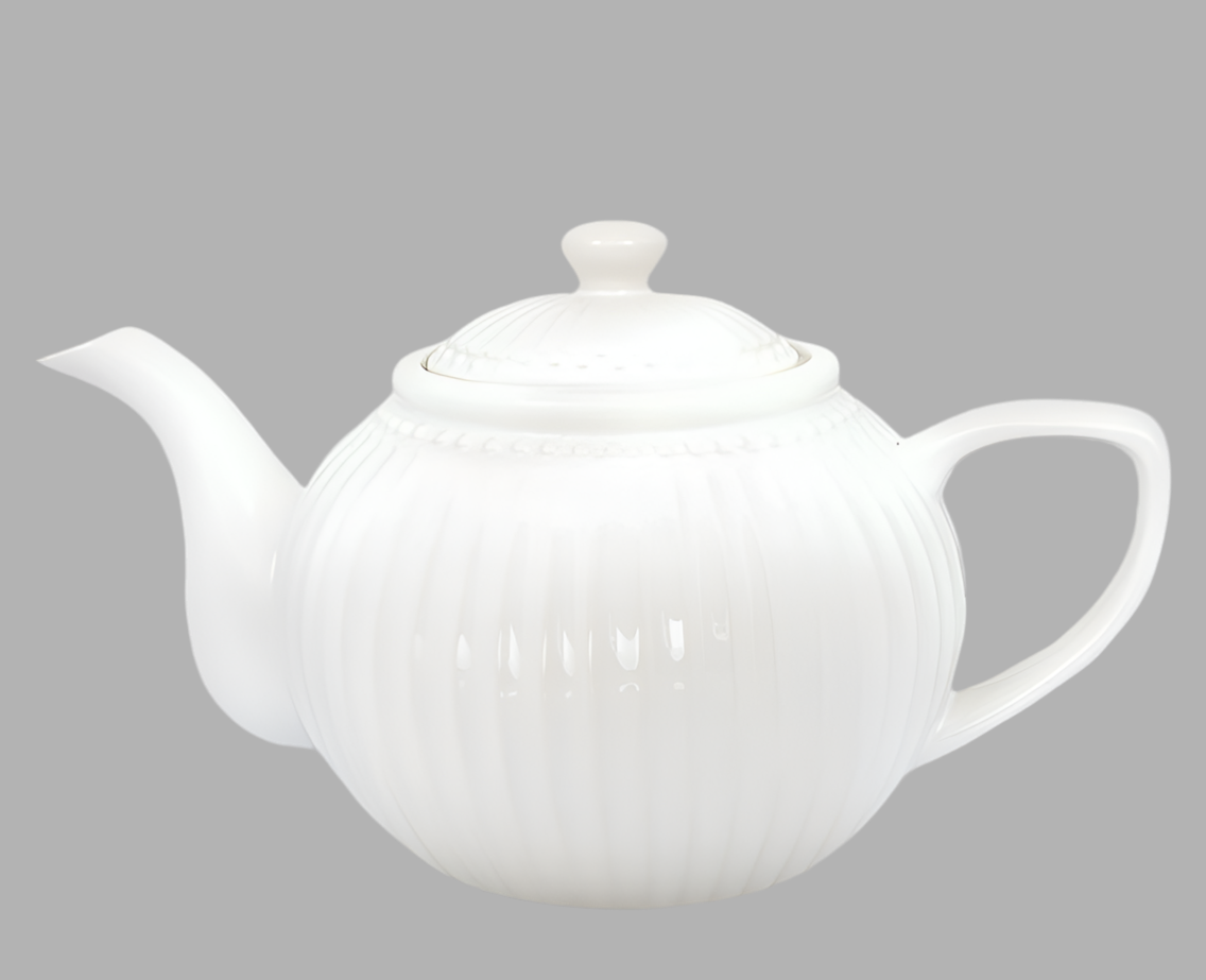 Greengate Teekanne Alice weiß
