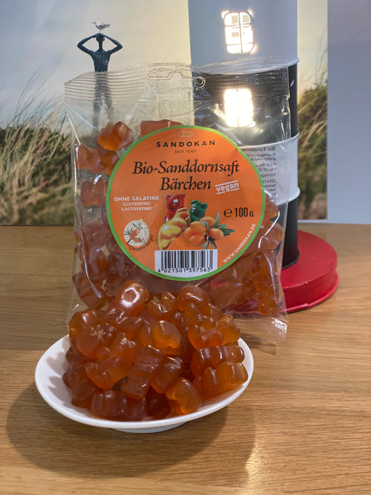 Vegane Bio Sanddorn-Fruchtbärchens