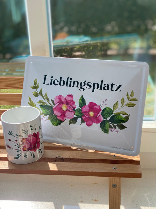 Blechschild Lieblingsplatz
