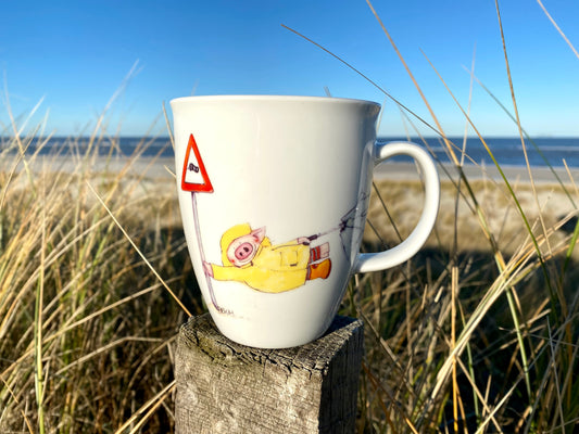 Teebecher Windschwein
