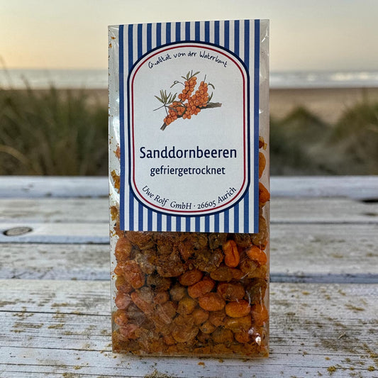 Sanddornbeeren gefriergetrocknet