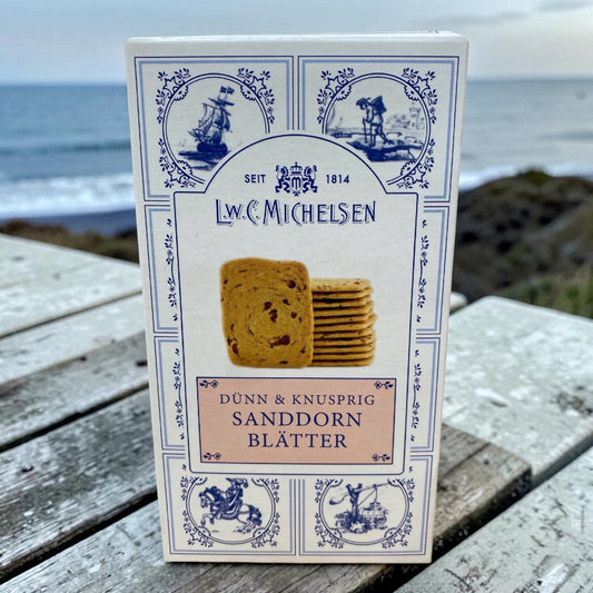 Sanddorn-Butter-Blätter
