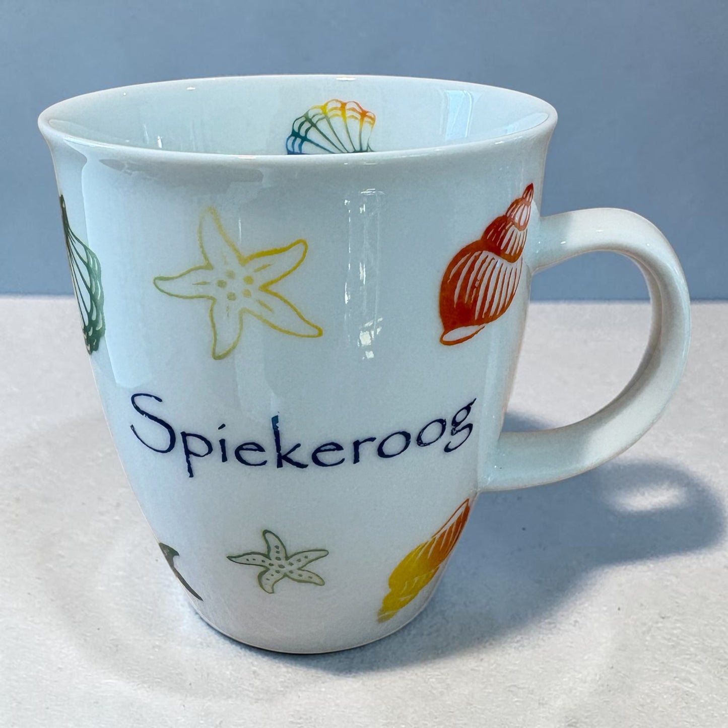 Spiekerooger Muschelbecher bunt