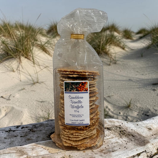 Sanddorn-Vanille-Waffeln