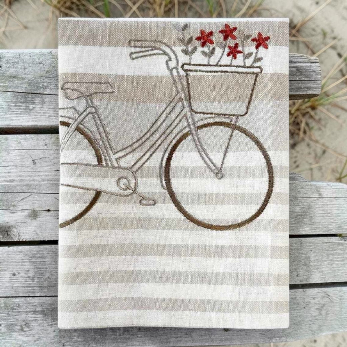 Geschirrtuch Landlust Blumenfahrrad
