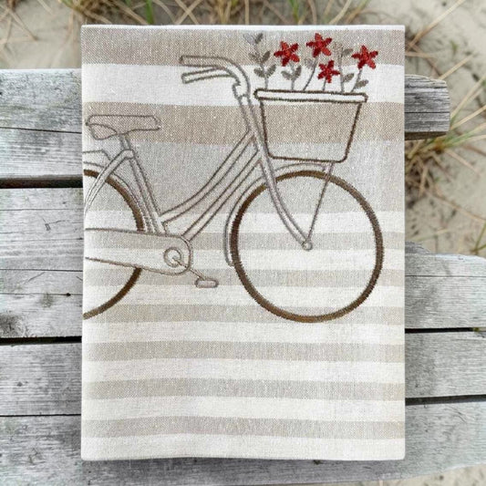 Geschirrtuch Landlust Blumenfahrrad