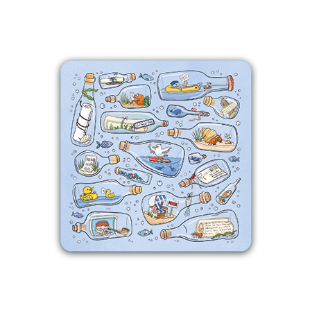 Untersetzer Flschenpost